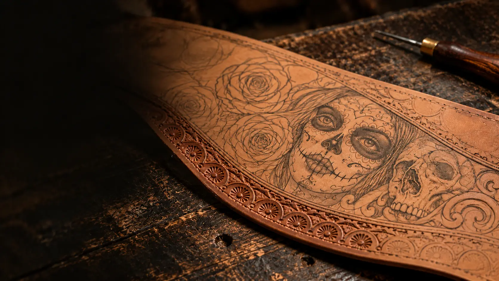 Drawn for you. Worked by hand.